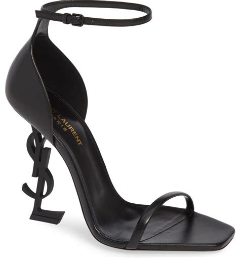 ysl black opyum sandals|ysl sandals price.